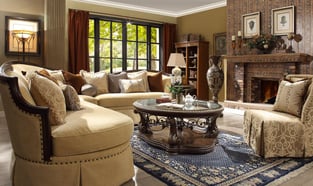 Living Room  Golden Beige Homey Design  image