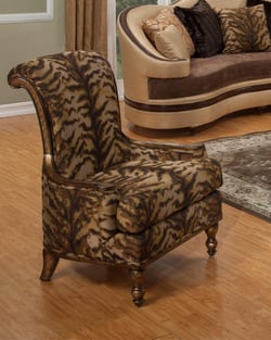 Golden Beige, Dark Brown Benneti Benetti's-Emma-Set-3 Living Room interior