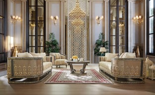 Living Room  Gold Homey Design  image