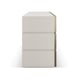 Polished Gray Sandstone Finish BEDROCK DRESSER by Caracole 