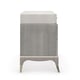 Cappuccino & Sparkling Argent Nightstand Set 2Pcs CADENCE by Caracole 