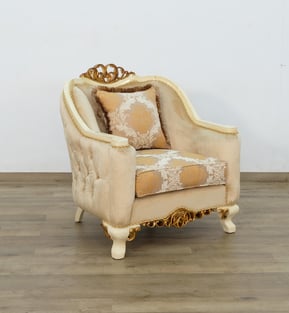 Order Beige, Gold, Antique European Furniture 45352-C-Set-2 Living Room now