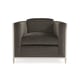 Rich Charcoal Finish Sofa Set 2Pcs Modern ICE BREAKER by Caracole 