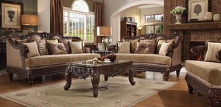 Living Room  Espresso, Dark Cherry Homey Design  image