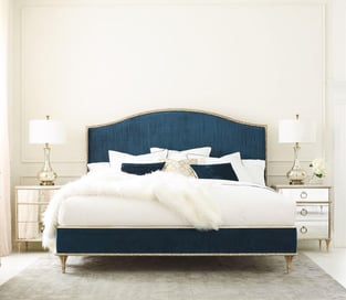 Bedroom  Gold, Blue Caracole image