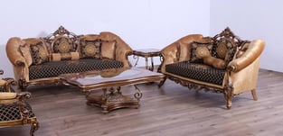 Living Room  Bronze, Gold, Black European Furniture photo