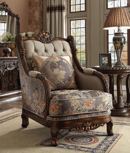 Buy Mahogany, Beige Homey Design  Living Room 