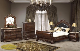 Order Cherry Cosmos Furniture Cleopatra-K-Set-5 Bedroom now