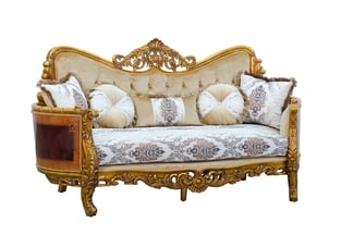 Buy Beige, Bronze, Antique European Furniture Living Room 