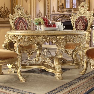 Dining Room  Rich Gold Homey Design  photo