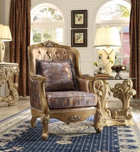 Living Room  Golden Brown Homey Design  image