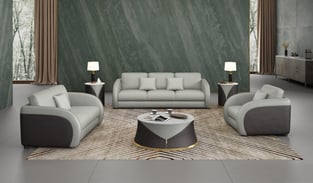 Living Room  Chocolate, Light Grey European Furniture image