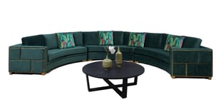 Living Room  Gold, Green Cosmos Furniture image