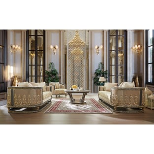 Buy Beige, Gold Homey Design  Living Room 