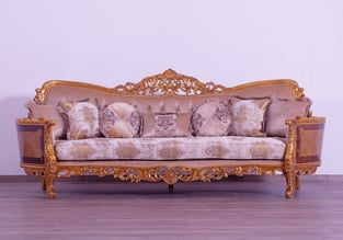 Buy Gold, Sand European Furniture Living Room 