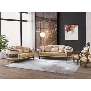 Living Room  Beige, Gold Homey Design  photo