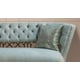 Teal Velvet w/ Gold Finish Sofa Set 3Pcs Transitional Cosmos Furniture Naima