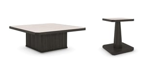 Accent Tables  Black, Bark Caracole image