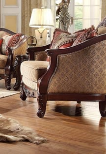 Buy Brown, Dark Brown Homey Design  Living Room 