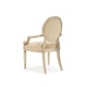 Ivory Performance Fabric Dinig Arm Chair Set 2 Pcs MAY I JOIN YOU? by Caracole 