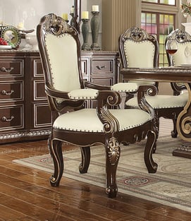 Dining Room  Ivory, Dark Cherry Homey Design  image