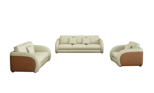 Beige, Cognac European Furniture EF-90881-C Living Room interior