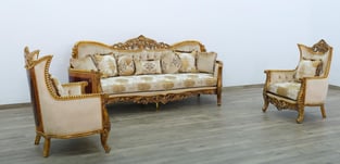 Order Beige, Gold, Antique European Furniture 31055-S-Set-3 Living Room now