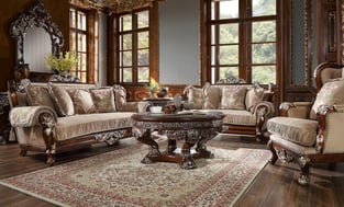 Buy Brown, Antique Silver Homey Design  Living Room 