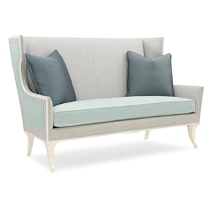 Buy Light Gray, Light Blue Caracole Living Room 