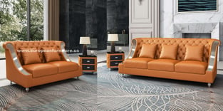 Living Room  Cognac European Furniture image