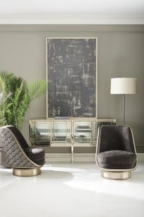 Living Room  Gold, Clear Caracole image