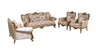 Buy Bronze, Gold European Furniture Living Room 