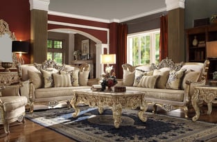 Living Room  Gold, Metallic Homey Design  image