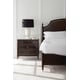 Mocha Walnut & Soft Silver Paint Finish Nightstands Set 2Pcs HOW SUITE IT IS by Caracole 