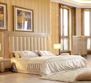 Bedroom  Gold, Champagne, Metallic Homey Design  image