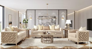 Living Room  Beige, Champagne Homey Design  photo