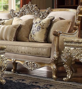 Living Room  Gold, Metallic Homey Design  photo