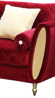 Living Room  Gold, Red Cosmos Furniture image