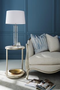 Buy Gold, Cream, Metallic Caracole Accent Tables 