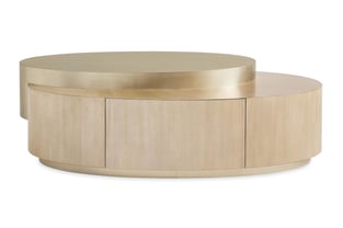 Buy Gold, Champagne, Natural Caracole Accent Tables 