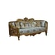 Classic Antique Bronze Fabric 30014 BELLAGIO Sofa Set 3Pcs EUROPEAN FURNITURE