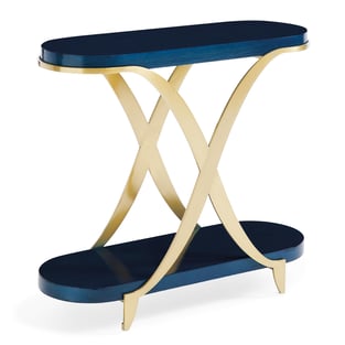 Accent Tables  Blue, Platinum Caracole image