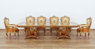 Order Brown, Silver, Ebony European Furniture 35550-DT Dining Room now