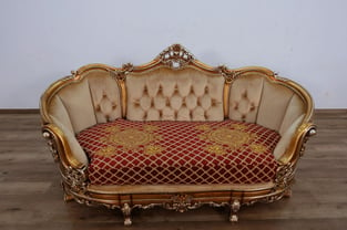 Buy Gold, Sand, Red European Furniture Living Room 