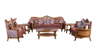 Buy now Gold, Red European Furniture  31058-C-Set-2