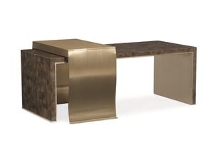 Accent Tables  Brown, Gold Caracole image