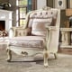 Chair in Beige Fabric Traditional Style Homey Design HD-2011