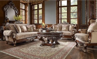 Living Room  Brown, Antique Silver Homey Design  image