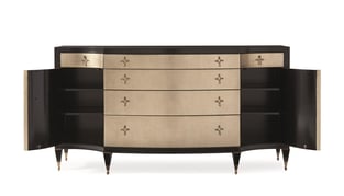 Order Gold, Black Finish Caracole CON-CLOSTO-068 Bedroom now