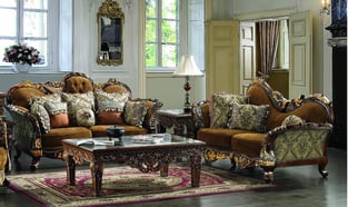 Living Room  Brown, Gold Homey Design  image